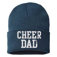 Cheer Dad Cheer leading Cheer Leading Dad Father Sustainable Knit Beanie