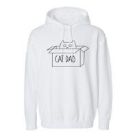 Cat Dad Garment-Dyed Fleece Hoodie