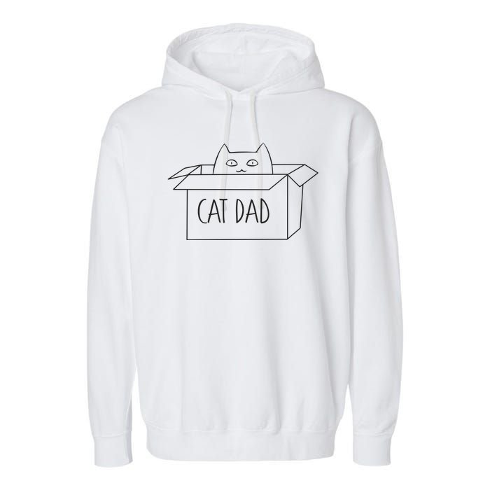 Cat Dad Garment-Dyed Fleece Hoodie