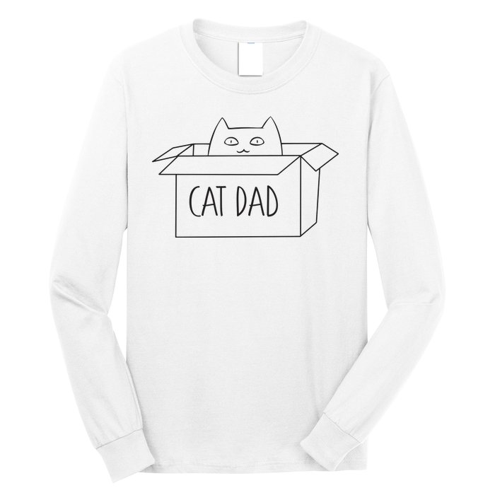 Cat Dad Long Sleeve Shirt