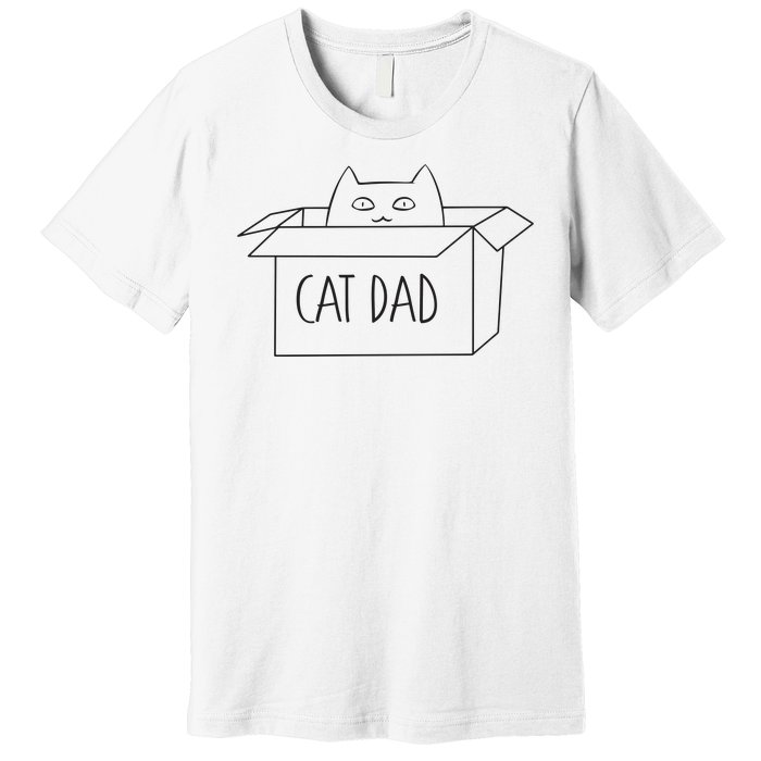 Cat Dad Premium T-Shirt