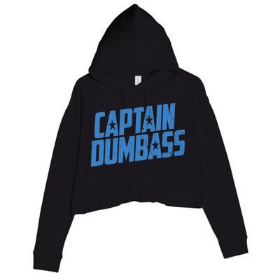 Captain Dumbass Crop Fleece Hoodie