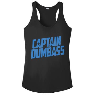 Captain Dumbass Ladies PosiCharge Competitor Racerback Tank