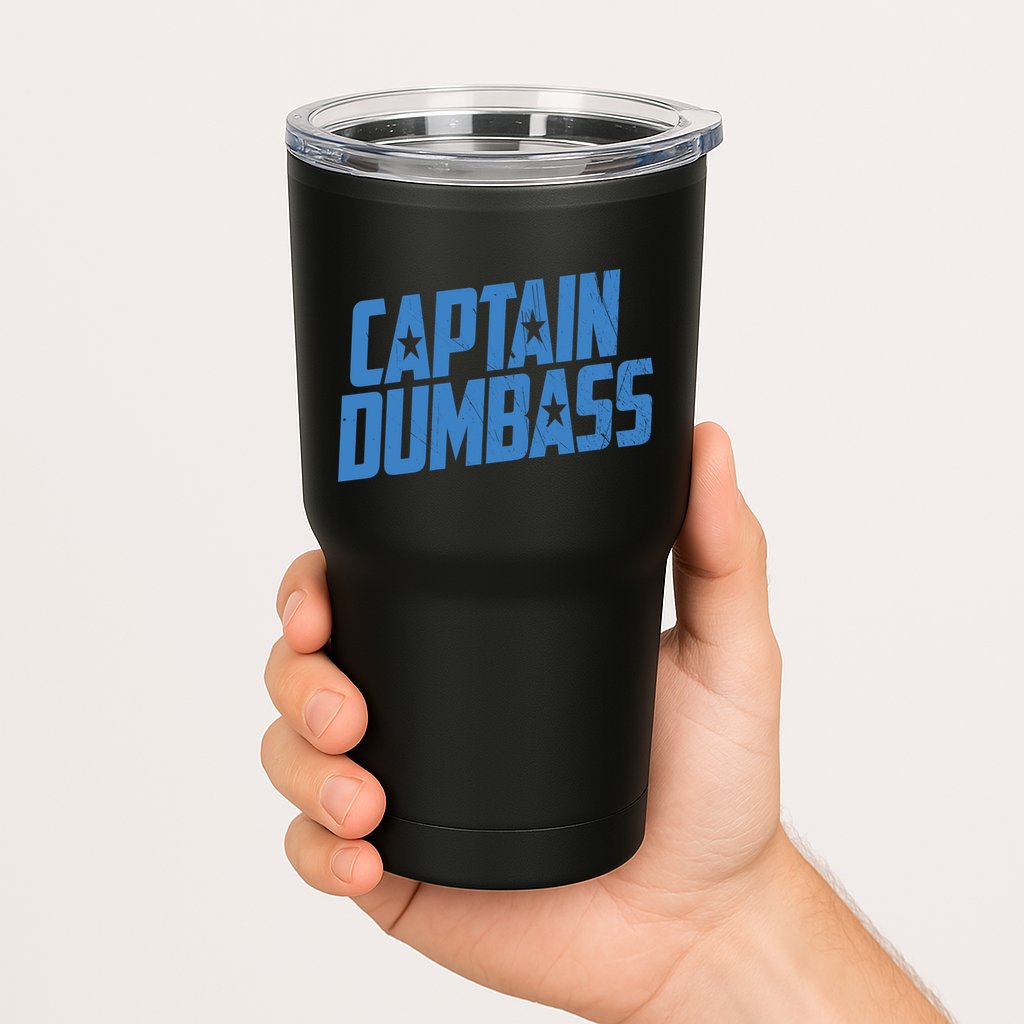 Captain Dumbass Tumbler