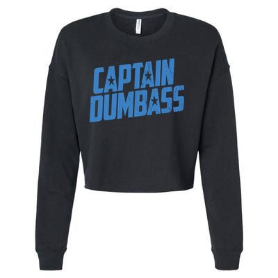 Captain Dumbass Cropped Pullover Crew