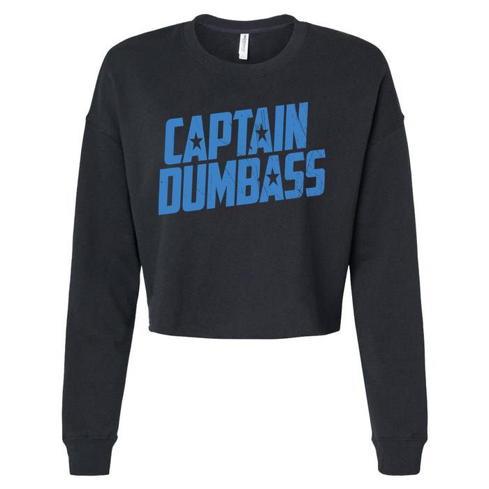Captain Dumbass Cropped Pullover Crew