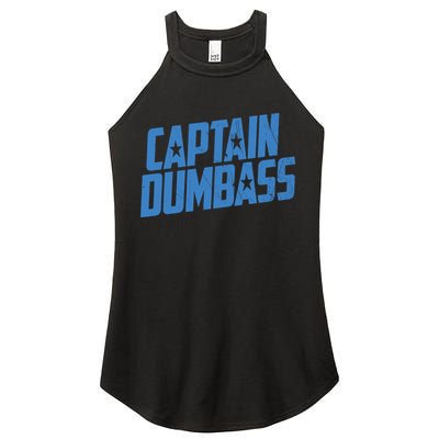 Captain Dumbass Women's Perfect Tri Rocker Tank