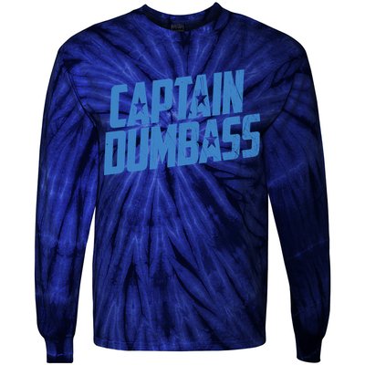 Captain Dumbass Tie-Dye Long Sleeve Shirt
