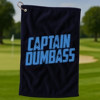 Captain Dumbass Golf Towel