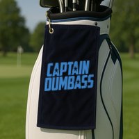 Captain Dumbass Golf Towel