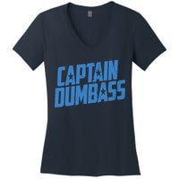 Captain Dumbass Women's V-Neck T-Shirt