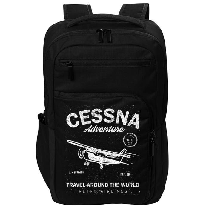 Cessna Distressed Impact Tech Backpack