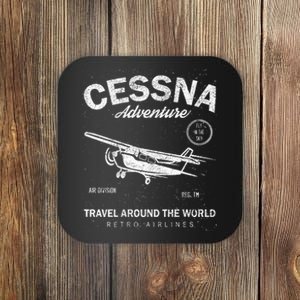 Cessna Distressed Coaster