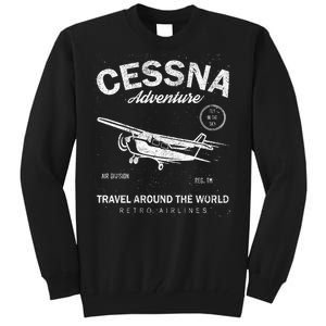 Cessna Distressed Tall Sweatshirt