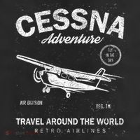 Cessna Distressed Trucker Hat