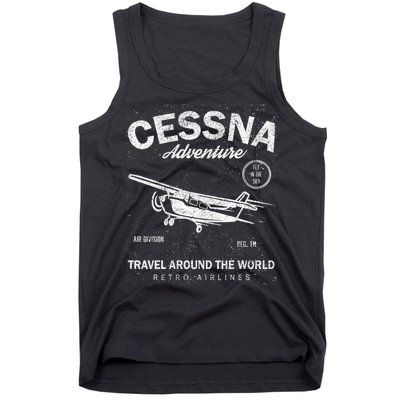 Cessna Distressed Tank Top