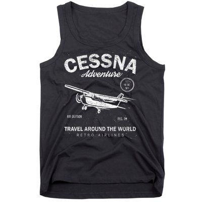 Cessna Distressed Tank Top