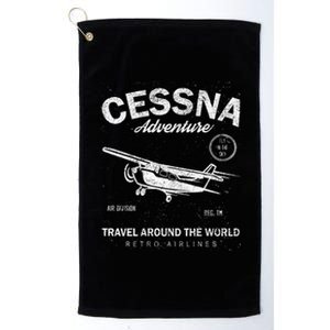 Cessna Distressed Platinum Collection Golf Towel