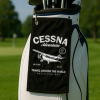 Cessna Distressed Golf Towel