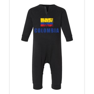 Colombia Design Columbian Clothing Outfit Infant Fleece One Piece