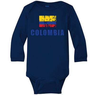 Colombia Design Columbian Clothing Outfit Baby Long Sleeve Bodysuit