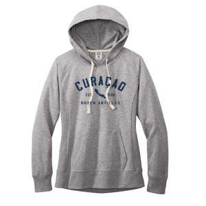 Curacao Dutch Caribbean Souvenir Cruise Vacation Women's Fleece Hoodie