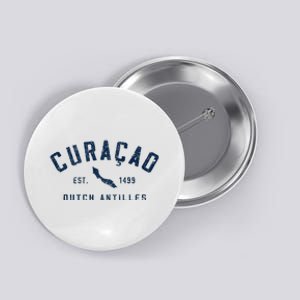 Curacao Dutch Caribbean Souvenir Cruise Vacation Button