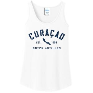 Curacao Dutch Caribbean Souvenir Cruise Vacation Ladies Essential Tank