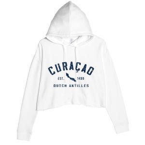 Curacao Dutch Caribbean Souvenir Cruise Vacation Crop Fleece Hoodie