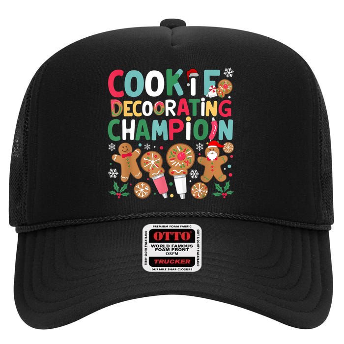 Cookie Decorating Champion Christmas Cookie Baking High Crown Mesh Back Trucker Hat