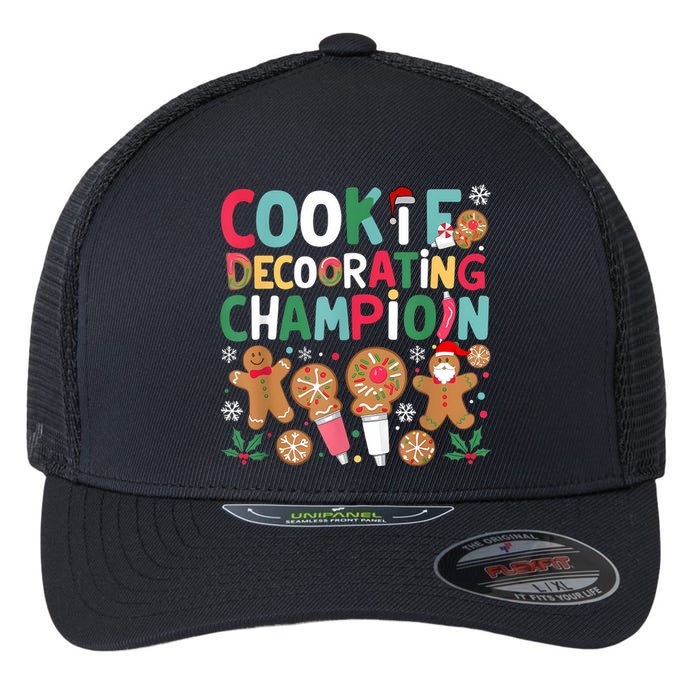 Cookie Decorating Champion Christmas Cookie Baking Flexfit Unipanel Trucker Cap