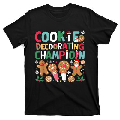 Cookie Decorating Champion Christmas Cookie Baking T-Shirt