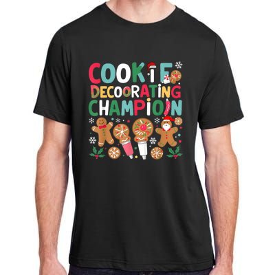 Cookie Decorating Champion Christmas Cookie Baking Adult ChromaSoft Performance T-Shirt