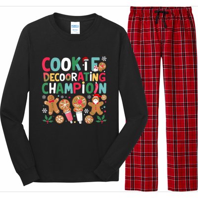 Cookie Decorating Champion Christmas Cookie Baking Long Sleeve Pajama Set