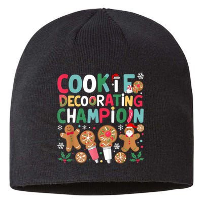 Cookie Decorating Champion Christmas Cookie Baking Sustainable Beanie