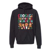 Cookie Decorating Champion Christmas Cookie Baking Premium Hoodie