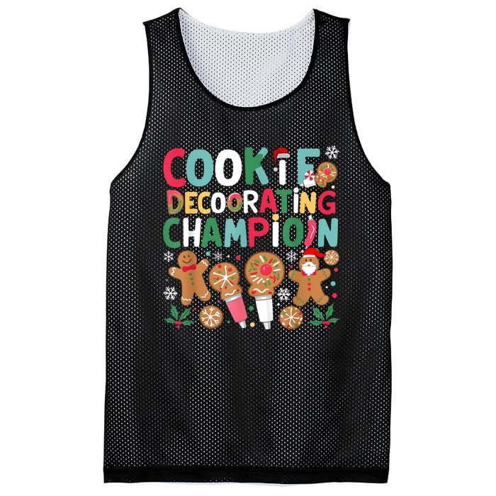 Cookie Decorating Champion Christmas Cookie Baking Mesh Reversible Basketball Jersey Tank