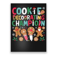 Cookie Decorating Champion Christmas Cookie Baking Poster