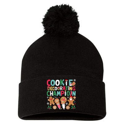 Cookie Decorating Champion Christmas Cookie Baking Pom Pom 12in Knit Beanie