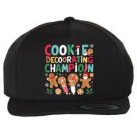 Cookie Decorating Champion Christmas Cookie Baking Wool Snapback Cap