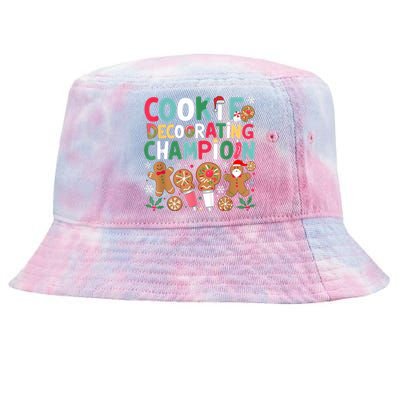 Cookie Decorating Champion Christmas Cookie Baking Tie-Dyed Bucket Hat