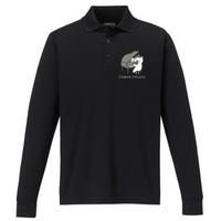 Clawed Debussy Cat Piano Classical Music Composer Teacher Performance Long Sleeve Polo