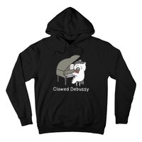 Clawed Debussy Cat Piano Classical Music Composer Teacher Hoodie