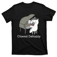 Clawed Debussy Cat Piano Classical Music Composer Teacher T-Shirt