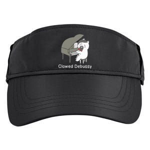 Clawed Debussy Cat Piano Classical Music Composer Teacher Adult Drive Performance Visor