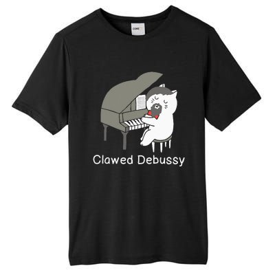 Clawed Debussy Cat Piano Classical Music Composer Teacher Tall Fusion ChromaSoft Performance T-Shirt