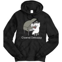 Clawed Debussy Cat Piano Classical Music Composer Teacher Tie Dye Hoodie