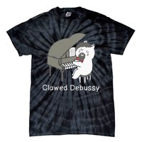 Clawed Debussy Cat Piano Classical Music Composer Teacher Tie-Dye T-Shirt