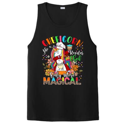 Cheficorn Definition Chef More Magical Dabbing Unicorn Lover Gift PosiCharge Competitor Tank