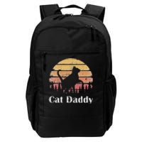 Cat Daddy Cat Lover Vintage Design Father's Day Cat Dad Daily Commute Backpack